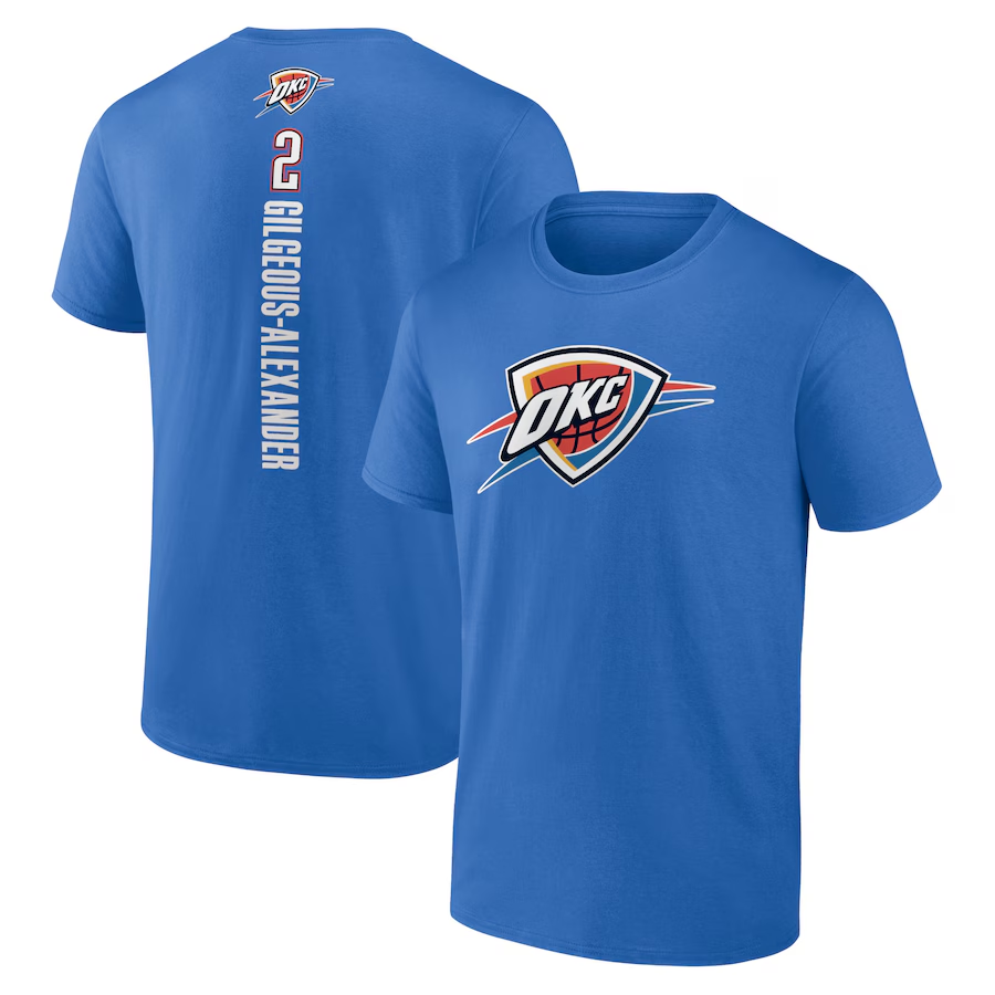 Men Oklahoma City Thunder  short T Shirt 2025 style 29->nba t-shirts->Sports Accessory